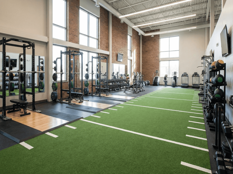 Properly tucked turf transition